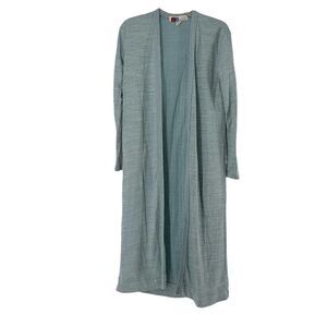Free People Beach Bicoastal Duster Cardigan Blue Size XS Relaxed Pockets Boho